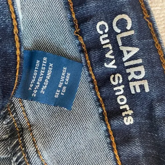 !iT 16 Claire curvy stretch jean shorts SH 1994 - Picture 6 of 12